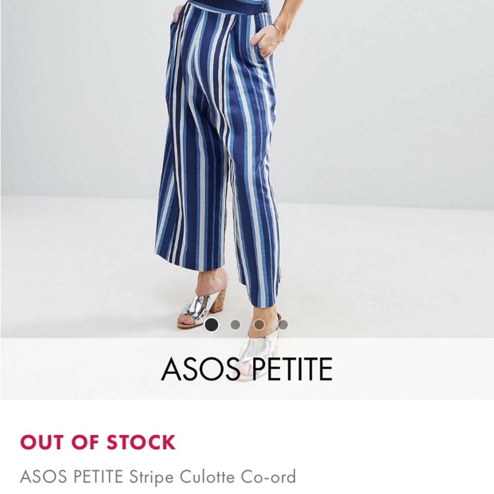 ASOS Petite Wide Leg Pants